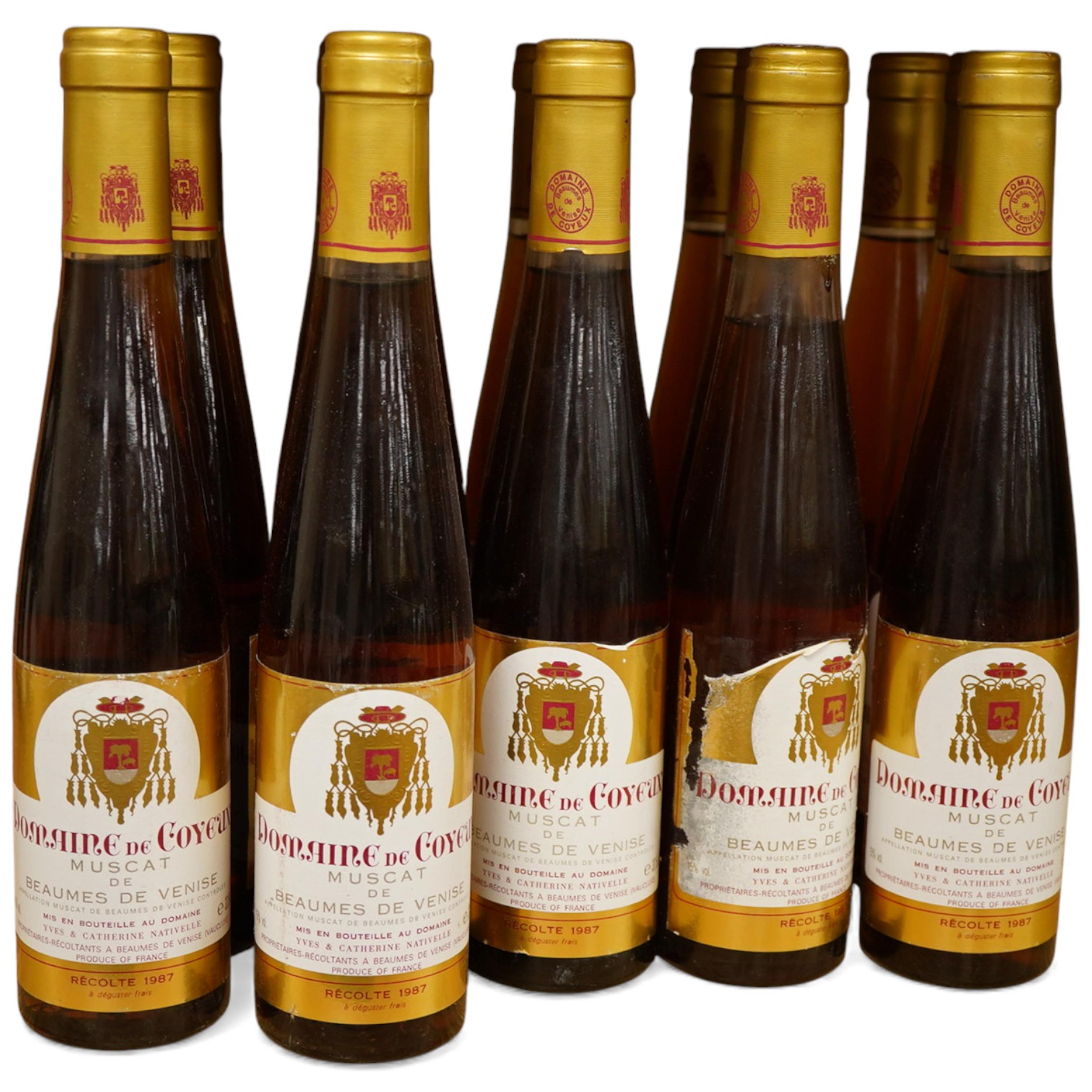 Domaine de Coyeux Muscat de Beaumes de Venise, 1987, seventeen bottles